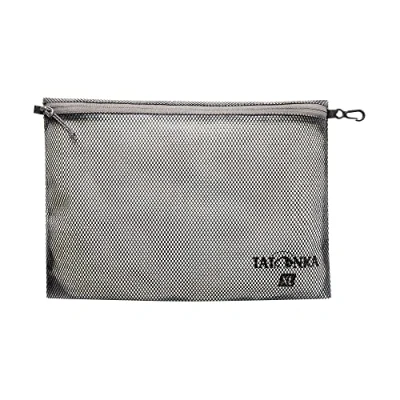 Abbildung von Tatonka Reißverschlusstasche Zip Pouch Flache Aufbewahrungs und Dokumententasche in verschiedenen Größen als Set durchsichtig, wasserfest robust , black, XL (35 x 25 cm)