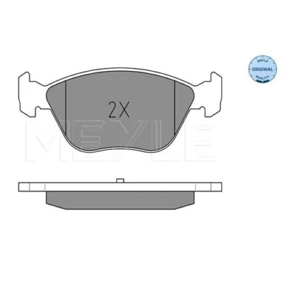 Abbildung von MEYLE 025 216 3619/W Bremsbelagsatz ORIGINAL Quality Vorderachse inkl. Verschleißwarnkontakt mit Anti Quietsch Blech ALFA ROMEO: 147, 156 Sportwagon