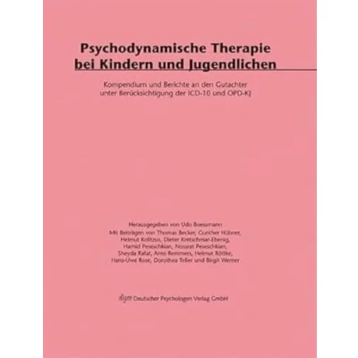Abbildung von Psychodynamische Therapie bei Kindern und Jugendlichen: Kompendium Berichte an den Gutachter unter Berücksichtigung der ICD10 OPD KJ