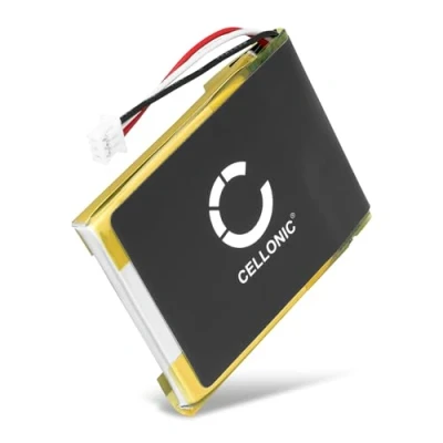 Abbildung von CELLONIC® Ersatz Akku AHB413645PCT für Sennheiser PXC 550, MB 660 Wireless Kopfhörer Ersatzakku 650mAh Batterie, Kopfhörerakku, Bluetooth Headset