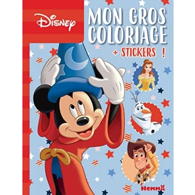 Abbildung von Disney Mon gros coloriage + stickers ! Mickey