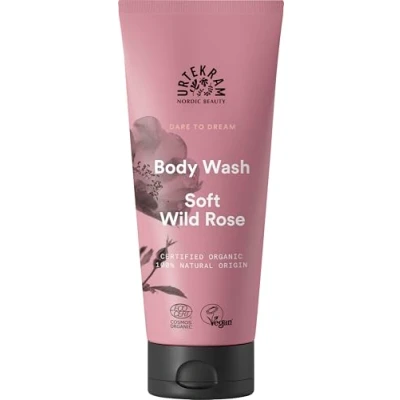 Abbildung von Urtekram Body Wash Feuchtigkeitsspendend Wildrose 200 ml, vegan, biologisch, natürlichen Ursprungs