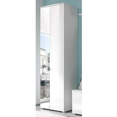 Abbildung von Avanti Trendstore SPILLA Hochschrank weiß Hochglanz/weiß Dekor, ca 60x198x40cm