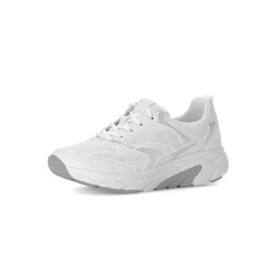 Abbildung von Gabor Damen Low Top Sneaker, Frauen Halbschuhe,straßenschuhe,Strassenschuhe,Sportschuhe,Freizeitschuhe,Turnschuhe,Weiss,38.5 EU / 5.5 UK
