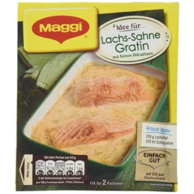 Abbildung von Maggi fix und frisch für Lachs Sahne Gratin 42er Pack (42x26g)