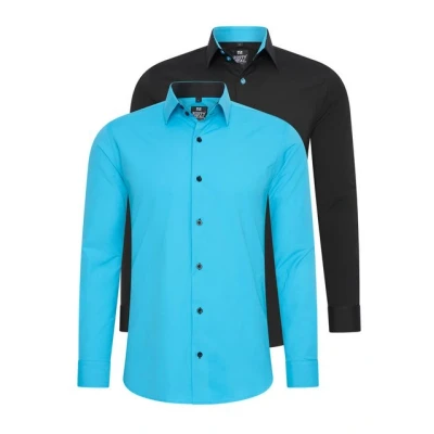 Abbildung von Rusty Neal 2 PACK Hemd, Herren, Größe: 6XL, Türkis/schwarz
