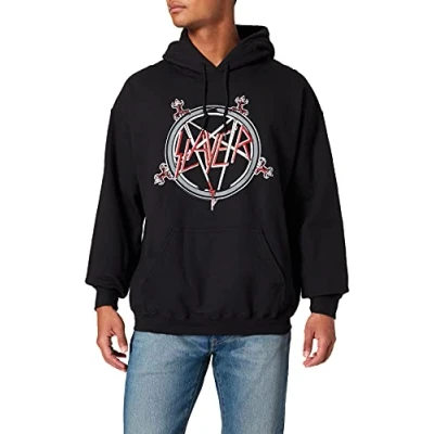 Abbildung von Collectors Mine Herren Sweatshirt Slayer Pentagram, Gr. 48 (M), Schwarz (Schwarz)