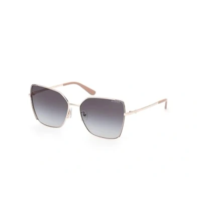 Abbildung von Guess Sonnenbrille goldsmoke gray, Damen, Größe: 59, Gold smoke gray