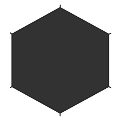 Abbildung von Fjällräven Dome 2 Footprint Black Zelt Zubehör