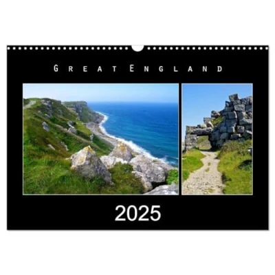Abbildung von Great England 2025 (Wandkalender DIN A3 quer), CALVENDO Monatskalender