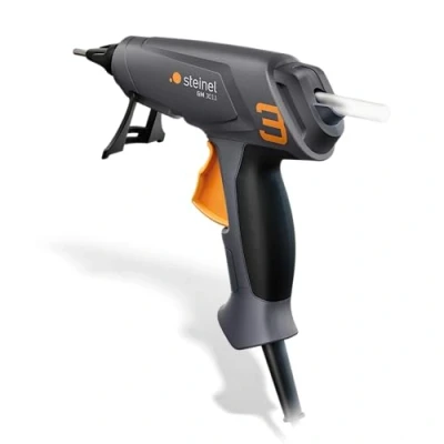 Abbildung von steinel Heißklebepistole GlueMatic 3011, leicht, ergonomsich, Fördermenge von 16 g/min, Faltschachtel