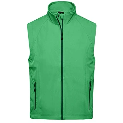 Abbildung von James &amp; Nicholson Herren Softshell Weste Praktische aus elastischem Farbe: green Grösse: 3XL