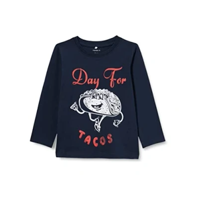 Abbildung von Name it Tshirt print für Kinder, Größe: 92, Dark sapphire
