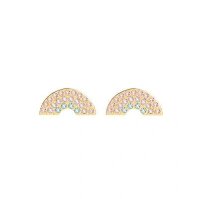 Abbildung von Olivia Burton Ohrstecker für Damen Kollektion Rainbow Gelbgold OBJRBE04