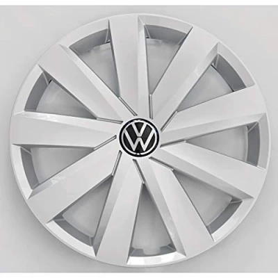 Abbildung von Volkswagen 3G0601147AUWP Radkappe (1 Stück) Radzierkappe Radzierblende 16 Zoll Stahlfelge, Silber