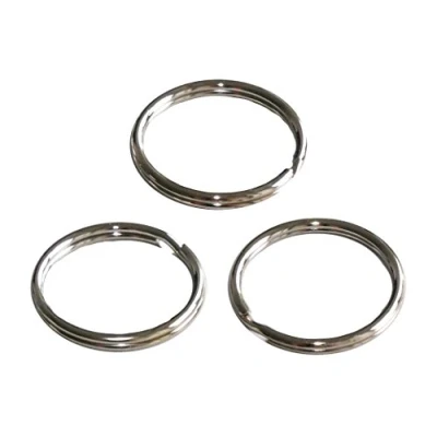 Abbildung von WEDO 2623135 Schlüsselringe aus gehärtetem Stahl 100 Stück 35 mm silber