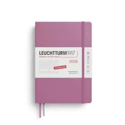 Abbildung von LEUCHTTURM1917 372592 Tageskalender Medium (A5) 2026, 12 Monate, Dusty Rose, Deutsch