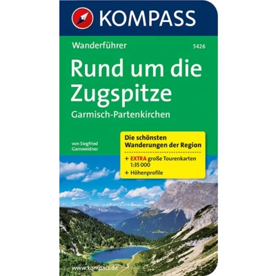 Abbildung von Rund um die Zugspitze Garmisch Partenkirchen: Wanderführer mit Tourenkarten, Höhenprofilen und Wandertipps (KOMPASS Wanderführer, Band 5426)