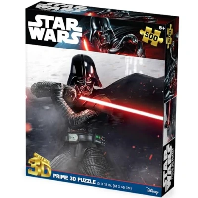 Abbildung von Prime 3D RD RS263103 Does Not Apply Linsenpuzzle, Star Wars, Darth Vader, Pose Kämpfe, 500 Teile, Mehrfarbig, einzigartig