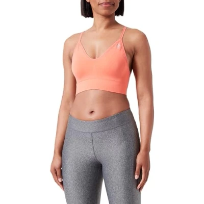 Abbildung von ODLO Seamless SOFT Sportbh mit leichter Stützkraft, Damen, Größe: 34/36, Living coral