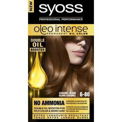 Abbildung von Syoss Color Oleo Intense 6 80 caramel blond haarverf 1set