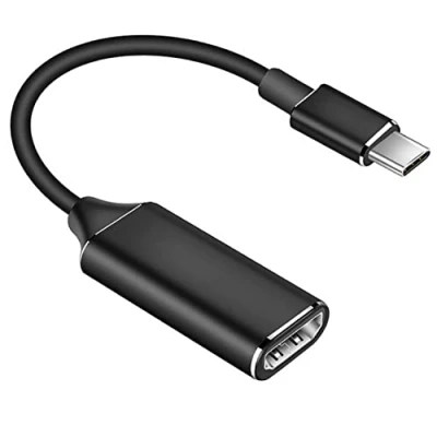 Abbildung von INF Premium HDMI Adapter, USB C zu Adapter 4K HD Auflösung, Kabel Handy und Computer, auf HDTV Bildschirm oder Projektor ansehen