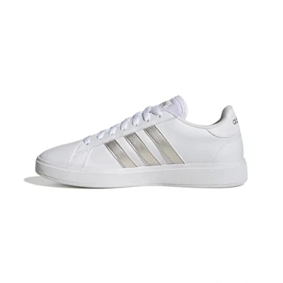 Abbildung von adidas Damen Grand TD Lifestyle Court Casual Shoes Schuhe, Cloud White/Platinum/Cloud White, 43 1/3 EU