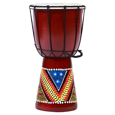 Abbildung von 30cm Djembe Trommel Bongo Bunt Bemalt