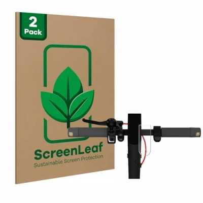 Abbildung von ScreenLeaf (2 Stück Schutzfolie für Xiaomi Mi 4 Lite E Scooter (2. Gen.) [nachhaltiger Displayschutz, Folie, transparent, kratzfest]