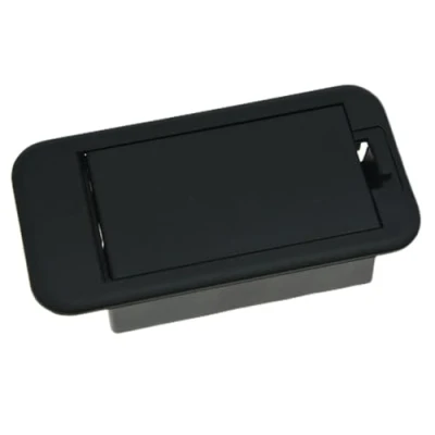 Abbildung von KAISH 9 V Batterieabdeckung, Batteriekasten, Fach für aktive Gitarre, Bass