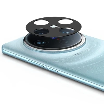 Abbildung von GIOPUEY Kamera Schutzfolie Kompatibel mit VIVO X100 Pro, [2 Pack] Metalle Schutzrahmen, [Kratzfest] für Pro Schwarz