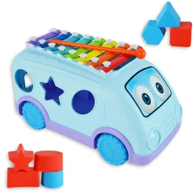 Abbildung von Little Star Schulbus Xylophon mit Formen