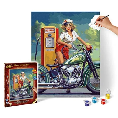Abbildung von Schipper Malen nach Zahlen Master Class Premium 40x50cm Route 66 609130875