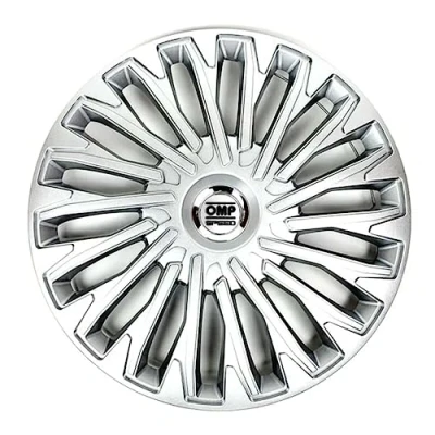 Abbildung von Omp Speed 4 Radkappen Stinger Silber 13 Zoll
