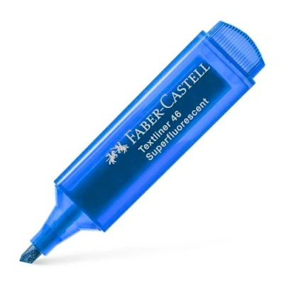 Abbildung von Faber Castell 1 Textmarker TEXTLINER 1546 blau