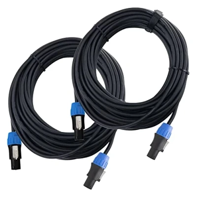 Abbildung von Pronomic BOXSP1 10 Lautsprecher Kabel m Audio Kabel, 2 Pol Speakon kompatibel, (1000 cm), Spannzangen Zugentlastung, Niedrige Leiterkapazität