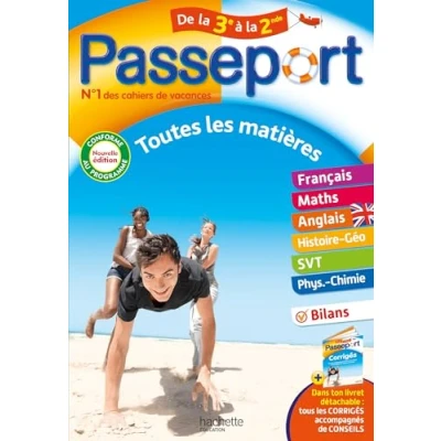 Abbildung von Passeport Toutes les matières de la 3e à 2de Cahier vacances 2024