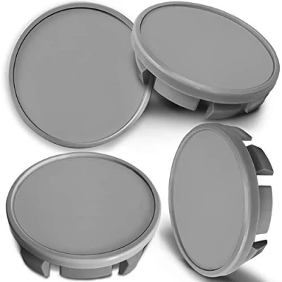 Abbildung von SkinoEu 4 x 65mm Nabendeckel Felgendeckel Radnabenabdeckung Nabenkappen Felgenkappen Radkappen Alufelgen Kompatibel mit VW 3B7 601 171 / 6U7 Silber CVS 0