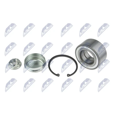 Abbildung von NTY KLP ME 020 Radlagersatz Vorderachse mit integriertem magnetischen Sensorring 84 MERCEDES BENZ: A Klasse, B Klasse