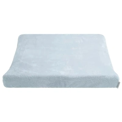 Abbildung von Baby&#039;s Only Wickelauflagenbezug Cozy für alle Standard Wickelauflagen Aus Teddy Stoff Bezug Wickelauflage Jungen und Mädchen 45x70 cm Misty Blue