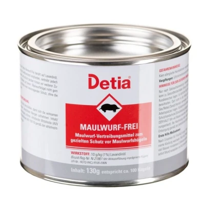 Abbildung von Detia Maulwurf Frei Vergrämungsmittel, 905701, 4001003009478, 100 Kugeln