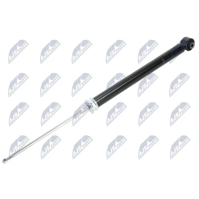 Abbildung von NTY A FR 002 Stoßdämpfer Hinterachse Gasdruck Teleskop oben Stift, unten Auge FORD: Fusion Kombi (JU2) 1.6 TDCi, 1.25, 1.4 LPG, 1.4,