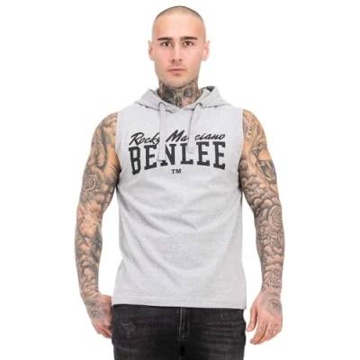 Abbildung von Benlee ÄRMELLOSES MIT Kapuze Normale Passform Darry Top, Herren, Größe: 3XL, Marl grey black