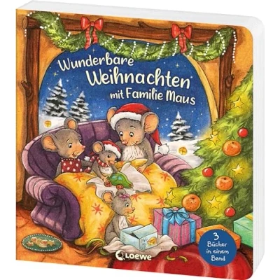 Abbildung von Wunderbare Weihnachten mit Familie Maus: Drei zauberhaft gereimte Advents und Weihnachtsgeschichten zum gemeinsamen Vorlesen ab 2 Jahren