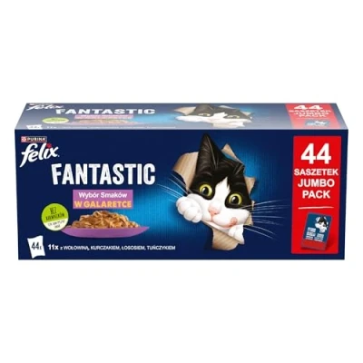 Abbildung von PURINA Felix Fantastic Mix in Gelee Nassfutter für Katzen 44 x 85g