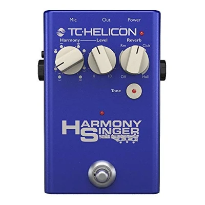 Abbildung von TC Helicon HARMONY SINGER 2 Batteriebetriebener Vocal Effects Stompbox mit gitarrengesteuerter Harmonie, Reverb und Klang