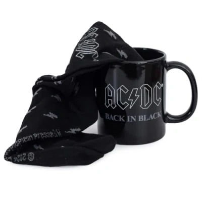 Abbildung von AC/DC Tasse &amp; Socken Geschenkset