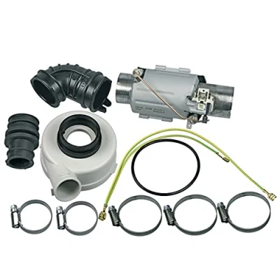 Abbildung von Bauknecht 481010518499 ORIGINAL Heizung Heizelement Durchflussheizung Durchlauferhitzer komplett Spülmaschine Geschirrspüler