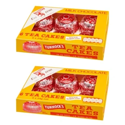 Abbildung von Tunnock Milch Schaumküsse (6 pro Packung 144g) mit 2