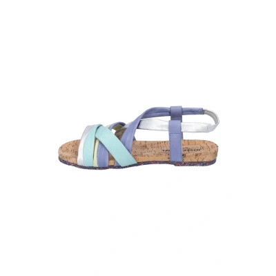 Abbildung von Josef Seibel Henriette Riemensandalette, Damen, Größe: 37, Jeans/multi Schuhe